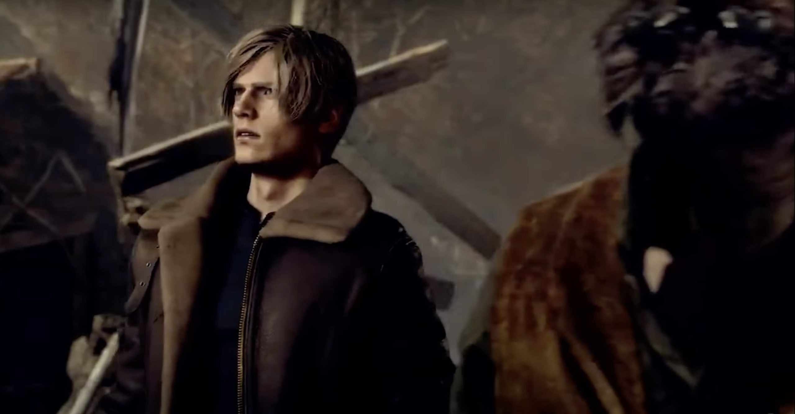 Leon in Capcom's Resident Evil 4 Remake in Resident Evil 9 teaser